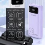 Power Bank A'Gold - Capacidade 20000mAh, Duas Portas USB | BTE-38 - Ideal para Celulares e Tablets BTE-38 [Original] - Imagem 5