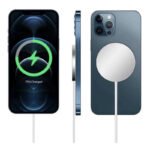 Carregador Sem Fio 15w Para iPhone Magnético Magsafe Tipo C De Carregamento Rápido Redondo - Imagem 4