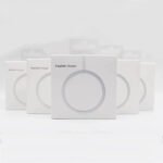 Carregador Sem Fio 15w Para iPhone Magnético Magsafe Tipo C De Carregamento Rápido Redondo