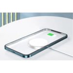 Carregador Sem Fio 15w Para iPhone Magnético Magsafe Tipo C De Carregamento Rápido Redondo - Imagem 7
