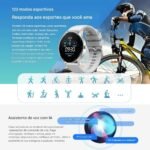Smartwatch Peje Zw02 Pro Relogio Feminino Redondo Tela HD 1.39 Android iOS Bluetooth Monitor Esporte - Imagem 2