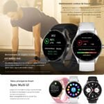 Smartwatch Peje Zw02 Pro Relogio Feminino Redondo Tela HD 1.39 Android iOS Bluetooth Monitor Esporte - Imagem 4