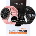 Smartwatch Peje Zw02 Pro Relogio Feminino Redondo Tela HD 1.39 Android iOS Bluetooth Monitor Esporte