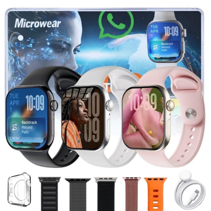 Relógio Smartwatch W11G 46mm GPS Integrado Responde Whatsapp Microwear Série11 Tela Amoled + Brindes — imagem 1