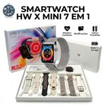 Relógio Smartwatch Feminino HW X Mini 41mm AMOLED 7 em 1 NFC