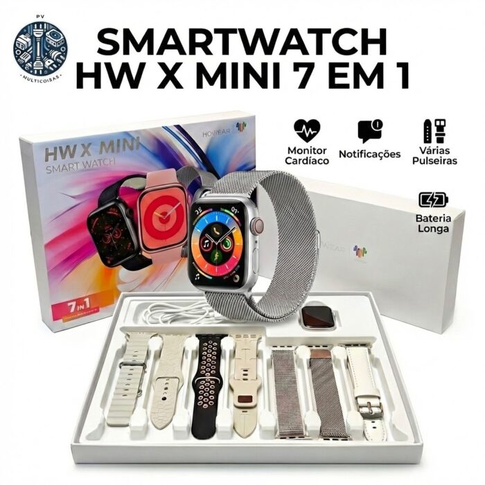 Relógio Smartwatch Feminino HW X Mini 41mm AMOLED 7 em 1 NFC — imagem 1
