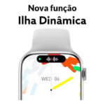 Relógio Smartwatch Feminino HW X Mini 41mm AMOLED 7 em 1 NFC - Imagem 5