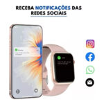 Relógio Smartwatch Feminino HW X Mini 41mm AMOLED 7 em 1 NFC - Imagem 4
