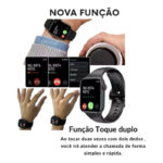 Relógio Smartwatch Feminino HW X Mini 41mm AMOLED 7 em 1 NFC - Imagem 6