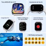 Relógio Smartwatch Peje G08 Masculino Feminino Android Ios Gps Strava - Imagem 3