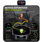 Smartwatch Haylou Watch 4S AMOLED 1.43″ GPS  - 120+ Esportes - 18 Dias Bateria - 1ATM - Bluetooth - Imagem 8