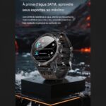 Smartwatch Peje ZW15 3ATM 30 Dias Bateria Relógio Esportivo Lançamento Masculino Tatico Militar - Imagem 7