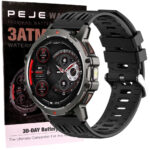 Smartwatch Peje ZW15 3ATM 30 Dias Bateria Relógio Esportivo Lançamento Masculino Tatico Militar - Imagem 2