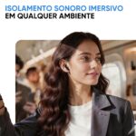 INOVA Fone de Ouvido 12966B Bluetooth Grave Potente Bateria Som Estéreo In-ear À Prova d’Água Esportivo Microfone Integrado - Imagem 6