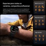 Smartwatch Peje ZW15 3ATM 30 Dias Bateria Relógio Esportivo Lançamento Masculino Tatico Militar - Imagem 3