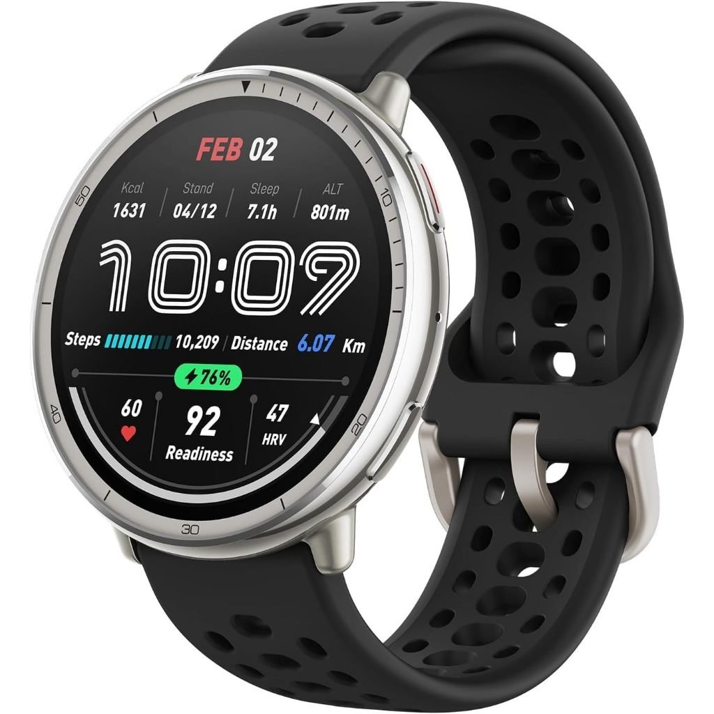 br-11134207-820lb-mlbz4pyeb1tyd6 Relogio Smartwatch Amazfit Active 2 A2437 Black Sport/Preto - Imagem 1