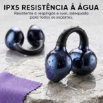 Fone de Ouvido Bluetooth Sem Fio Inova FON-13025H Ear Clip OWS Display LED Touch Android iPhone - Imagem 4