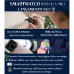 Smartwatch SU04 Watch 8 Pro 2026 Tela Super AMOLED | Faz e Recebe Chamadas | Responde WhatsApp | Assistente IA | Bluetooth - Imagem 4