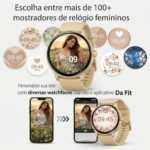 Relógio Smartwatch Redondo AJ-L95 Prova D'água Ip68 45mm 1.38 - Imagem 5