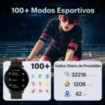 Relógio Smartwatch Gt3 Amoled lançamento Masculino Feminino Android IOS Pulseira Extra Chamandas Lançamento - Imagem 4