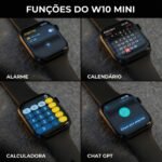 Smartwatch Relógio Inteligente W10 Mini  Microwear Original Bluetooth Fitness Monitor Cardíaco Android iOS - Imagem 3