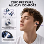 Fone de Ouvido Bluetooth Sem Fio Inova FON-13025H Ear Clip OWS Display LED Touch Android iPhone - Imagem 6