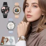 Smartwatch Microwear GT5 Mini 2026 41MM Feminina Redondo GPS ChatGPT  2 Pulseiras. - Imagem 2