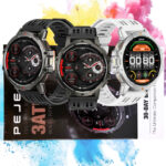 Smartwatch Peje ZW15 3ATM 30 Dias Bateria Relógio Esportivo Lançamento Masculino Tatico Militar
