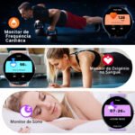 Relógio Smartwatch Gt3 Amoled lançamento Masculino Feminino Android IOS Pulseira Extra Chamandas Lançamento - Imagem 3