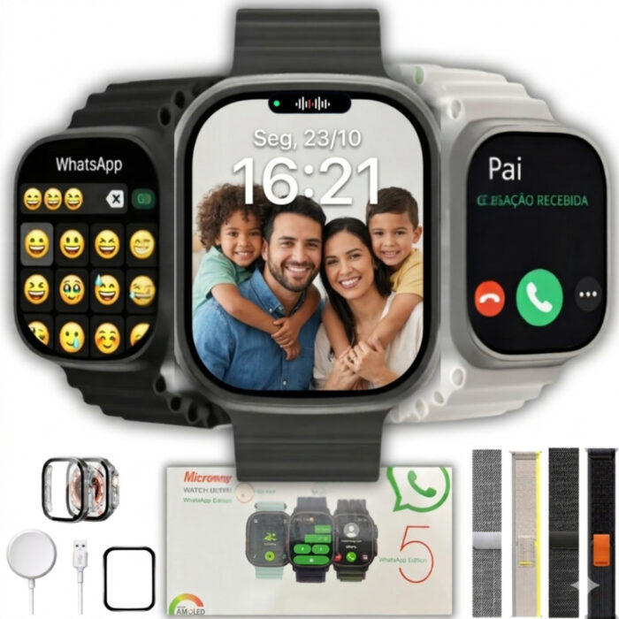 Relogio Smartwatch Ultra U5 PLUS Serie 11 49mm Amoled MICROWEAR — imagem 1