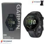garmin Forerunner 165 versao Normal novo caixa lacrada Original cor branco e  preto - Imagem 3