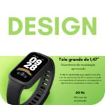 Relógio Smartwatch Xiaomi  Smart Mi Band 9 Active - Imagem 4