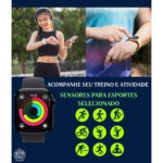 Smartwatch SU04 Watch 8 Pro 2026 Tela Super AMOLED | Faz e Recebe Chamadas | Responde WhatsApp | Assistente IA | Bluetooth - Imagem 6