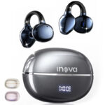 Fone de Ouvido Bluetooth Sem Fio Inova FON-13025H Ear Clip OWS Display LED Touch Android iPhone - Imagem 8