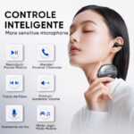 Fone de Ouvido Bluetooth Sem Fio Inova FON-13025H Ear Clip OWS Display LED Touch Android iPhone - Imagem 5