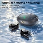 INOVA Fone de Ouvido 12966B Bluetooth Grave Potente Bateria Som Estéreo In-ear À Prova d’Água Esportivo Microfone Integrado - Imagem 8