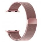 pulseira milanese de metal para apple watch smart watch iwo x8 max 38/40mm 42/44mm W26 W46 T500T5 F8 F9 X7 IWO 8 9 10 11 - Imagem 9
