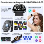 Haylou S6 Smart Watch 2.01 - Imagem 2