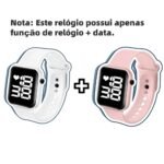 Relógio de Led Pulso Esportivo Watch Relógio digital Adulto e Infantil Esporte Prova água - Imagem 18