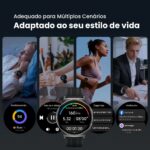 Haylou Solar Lite 2 Smartwatch Relogio Esporte Correndo Ritmo AMOLED AOD 1ATM Bluetooth 5.4 Masculino Feminino - Imagem 6
