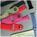 Pulseira de silicone para Smartwatch 44mm 40mm 38mm 42mm cinto de borracha smartwatch pulseira iwatch - Imagem 7