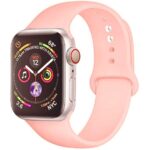 Pulseira de silicone para Smartwatch 44mm 40mm 38mm 42mm cinto de borracha smartwatch pulseira iwatch - Imagem 34