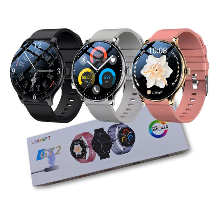 Smartwatch Gt2 Amoled Chamadas Notificações Esportivo Amoled Relogio Inteligente Lançamento — imagem 1