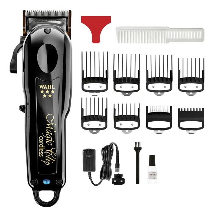 Máquina De Cortar Cabelo Profissional Wahl Magic Clip Black Sem Fio 6500 RPM Bivolt — imagem 1