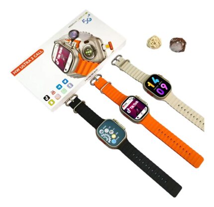 Hw Ultra 2 Call - Smartwatch Bluetooth Inteligente Caixa Preto Pulseira Preto Bisel Preto Desenho Da Pulseira Mesh