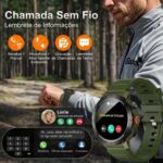 Relógio Smartwatch Aj-x19 Anjgg Lanterna Tela 1.46 Esportivo