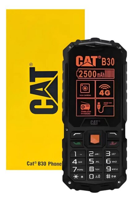 Celular Caterpillar B30 4g Tela 2.4 Lcd Preto Resistente Preto