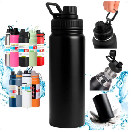 Garrafa Térmica 350ml Espacial Quente & Frio Com Isolamento Térmico De Grande Capacidade