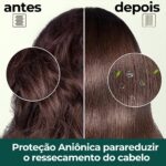 Escova Alisadora De Cabelo Elétrica Bivolt, Alisa, Hidrata, Modela, Alinha e Anti Frizz