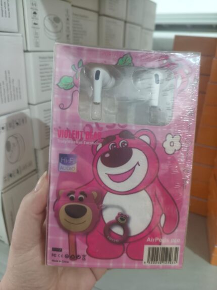 Kit Fone Infantil De Ouvido Bluetooh + Case Personagem Stitch Angel